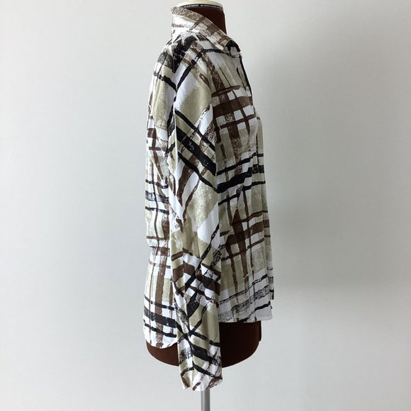 David Cline Button Front Plaid Shirt - Picture 7 of 7